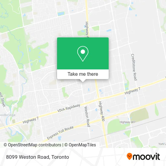 8099 Weston Road map