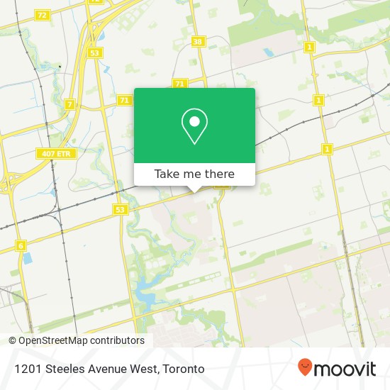 1201 Steeles Avenue West map