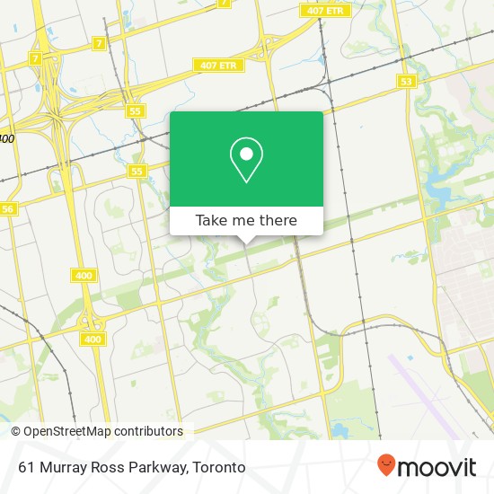 61 Murray Ross Parkway map