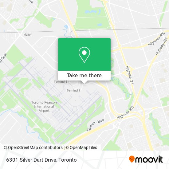 6301 Silver Dart Drive map