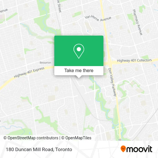 180 Duncan Mill Road map