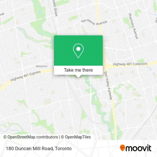 180 Duncan Mill Road map