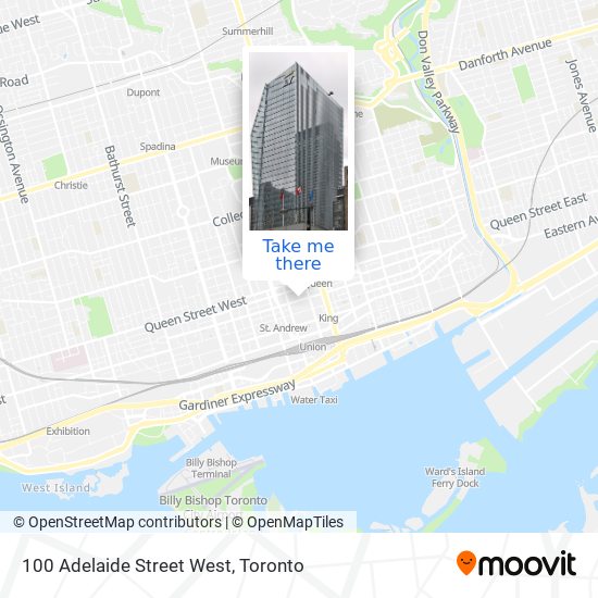 100 Adelaide Street West map