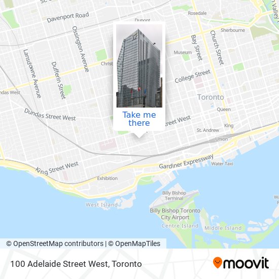 100 Adelaide Street West map