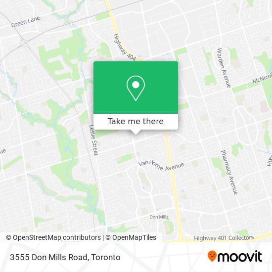 3555 Don Mills Road map