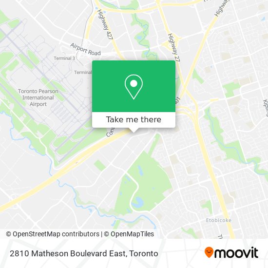 2810 Matheson Boulevard East map