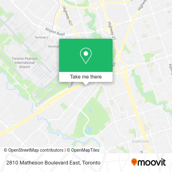 2810 Matheson Boulevard East map