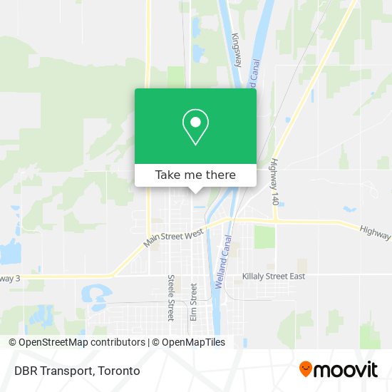 DBR Transport map
