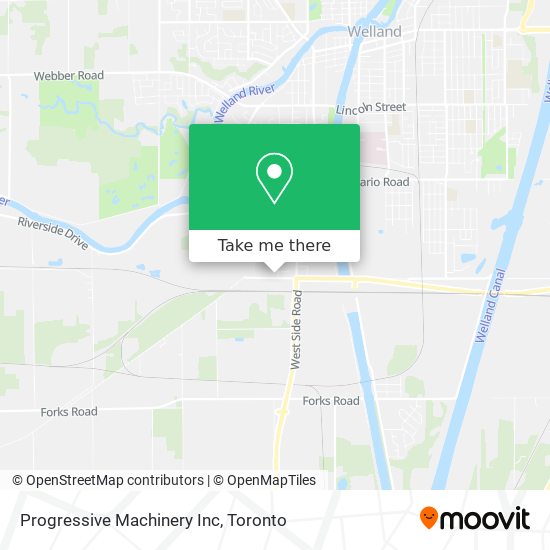 Progressive Machinery Inc map