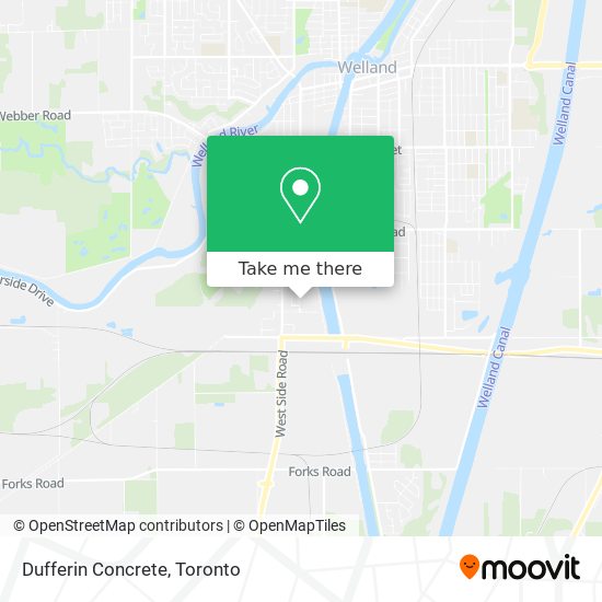 Dufferin Concrete map