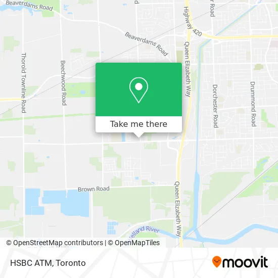 HSBC ATM map