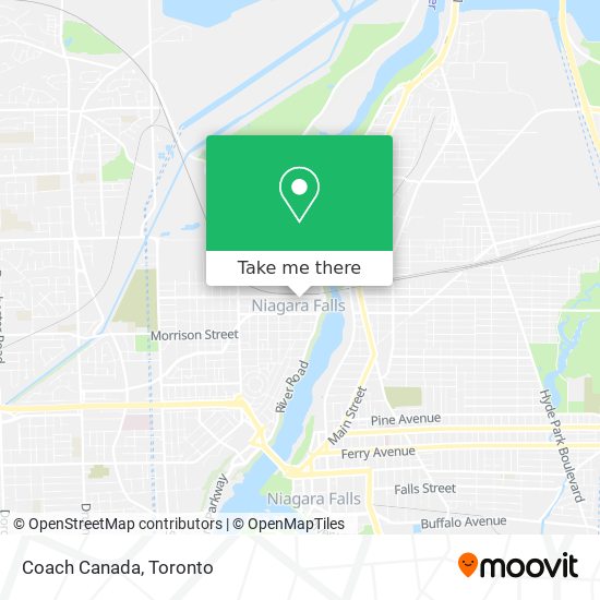 Coach Canada map