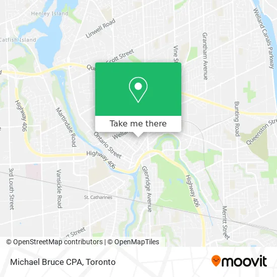 Michael Bruce CPA map