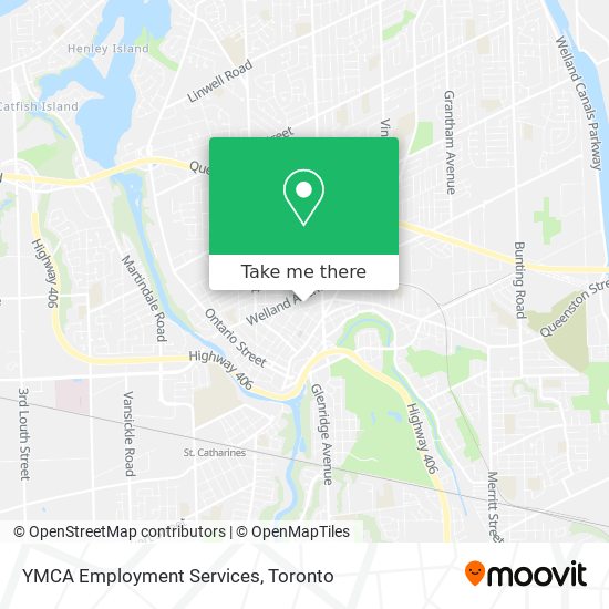 YMCA Employment Services map