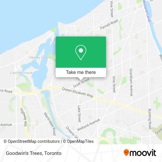 Goodwin's Trees map