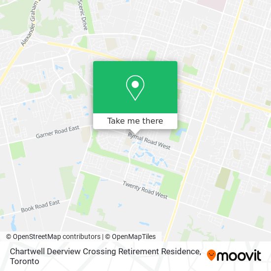 Chartwell Deerview Crossing Retirement Residence map