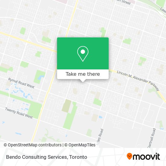 Bendo Consulting Services map