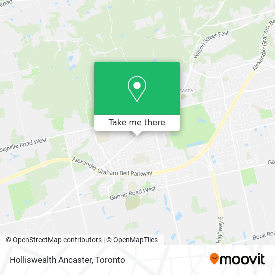 Holliswealth Ancaster map