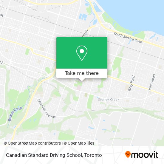 Canadian Standard Driving School map