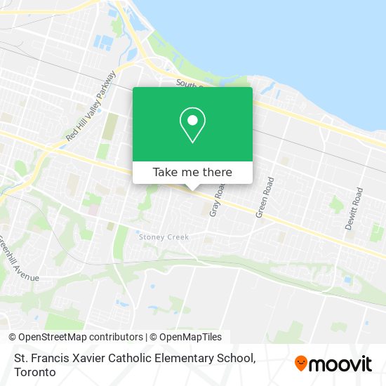 St. Francis Xavier Catholic Elementary School map