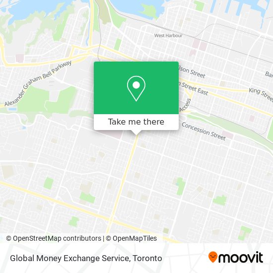 Global Money Exchange Service map