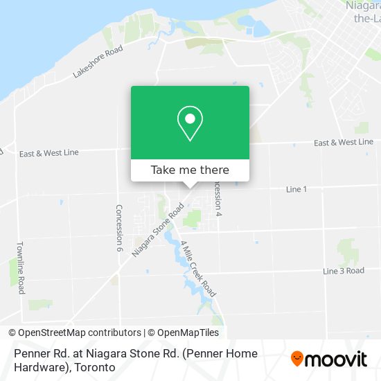 Penner Rd. at Niagara Stone Rd. (Penner Home Hardware) plan