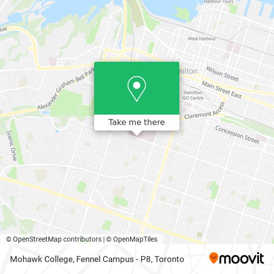 Mohawk College, Fennel Campus - P8 plan