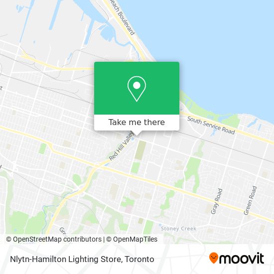 Nlytn-Hamilton Lighting Store map