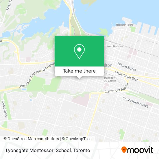 Lyonsgate Montessori School map