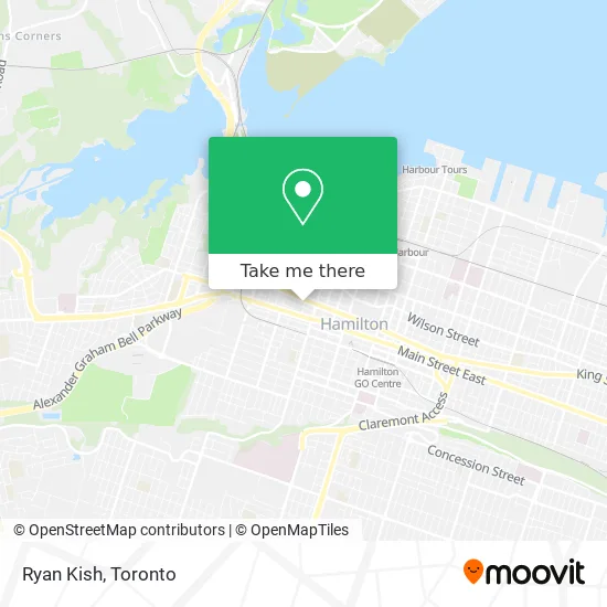 Ryan Kish map