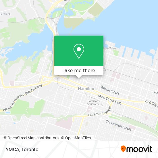 YMCA map