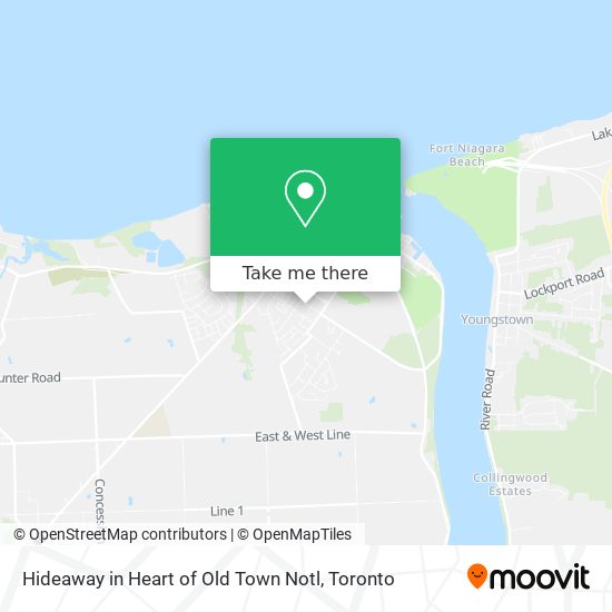 Hideaway in Heart of Old Town Notl map