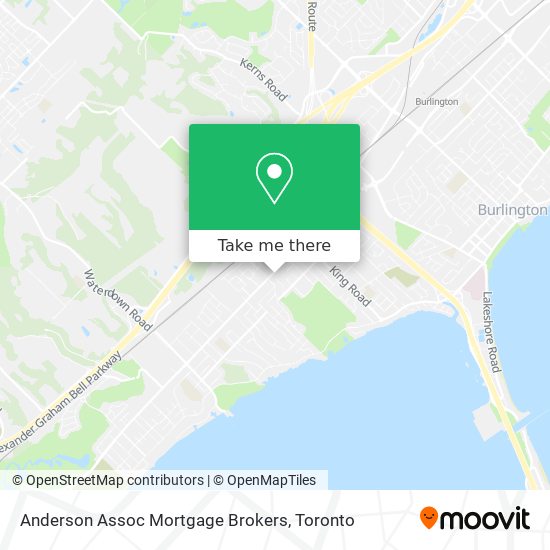 Anderson Assoc Mortgage Brokers map