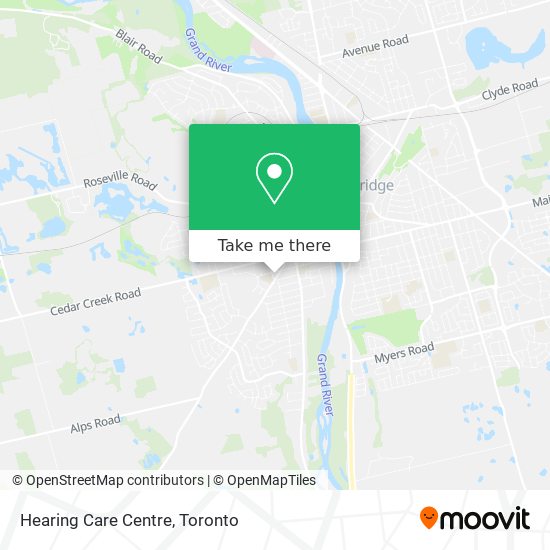 Hearing Care Centre map