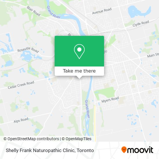 Shelly Frank Naturopathic Clinic map