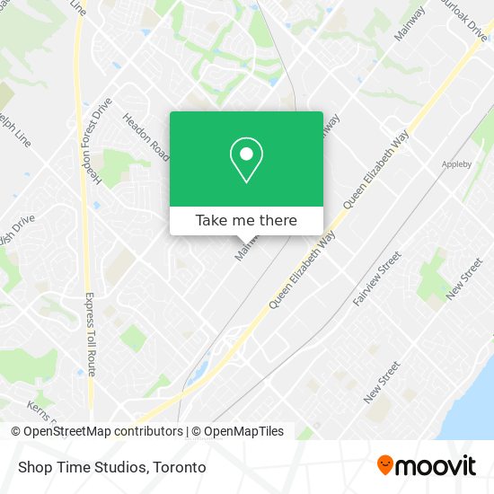 Shop Time Studios map