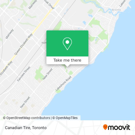 Canadian Tire map