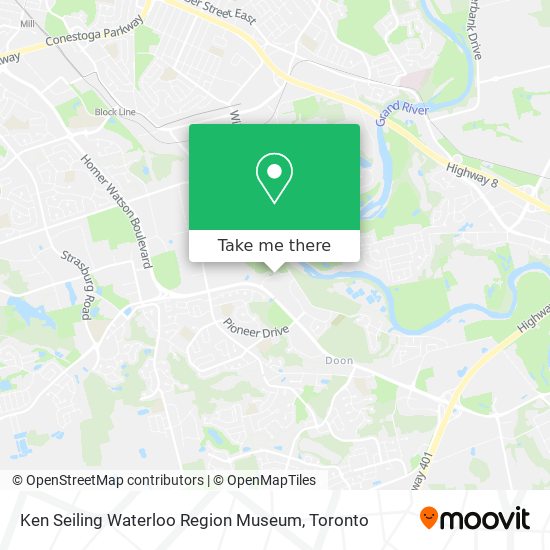 Ken Seiling Waterloo Region Museum map