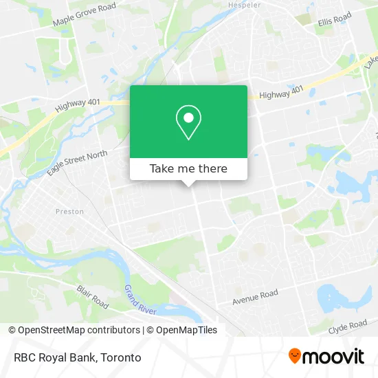 RBC Royal Bank map