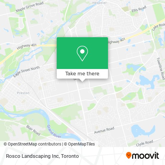 Rosco Landscaping Inc map