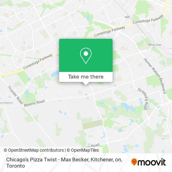 Chicago's Pizza Twist - Max Becker, Kitchener, on plan