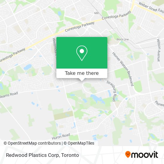 Redwood Plastics Corp map