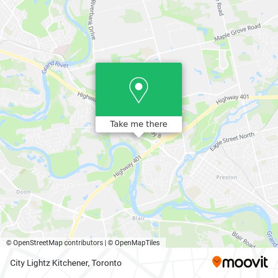 City Lightz Kitchener map