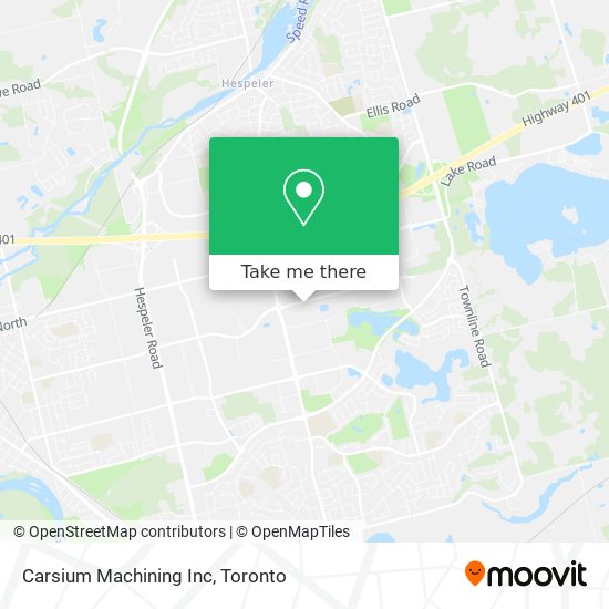 Carsium Machining Inc map