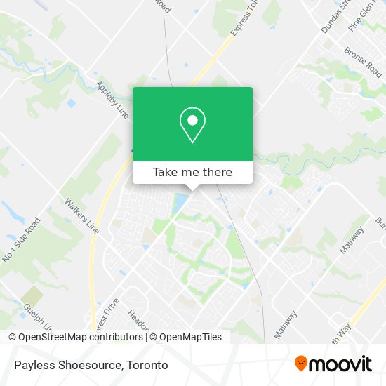 Payless Shoesource map