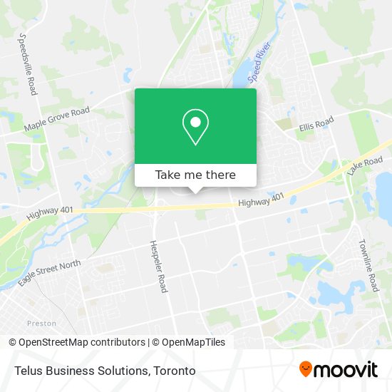 Telus Business Solutions map