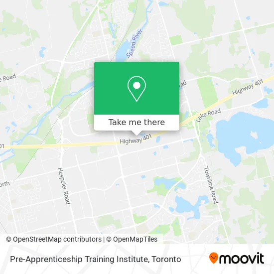 Pre-Apprenticeship Training Institute map