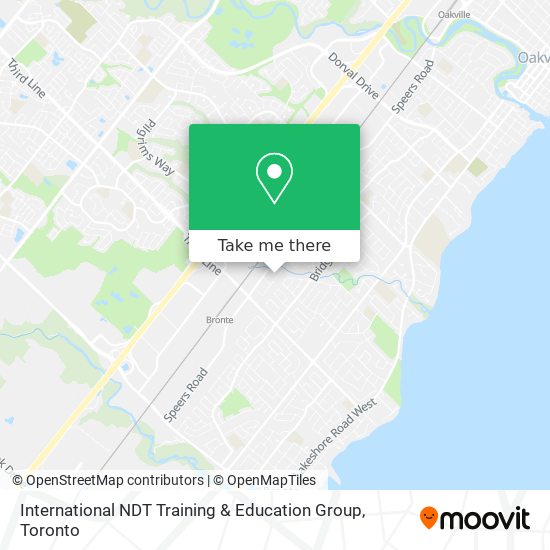 International NDT Training & Education Group map