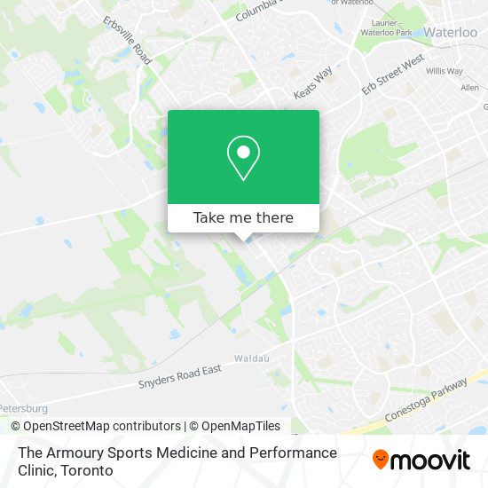The Armoury Sports Medicine and Performance Clinic map