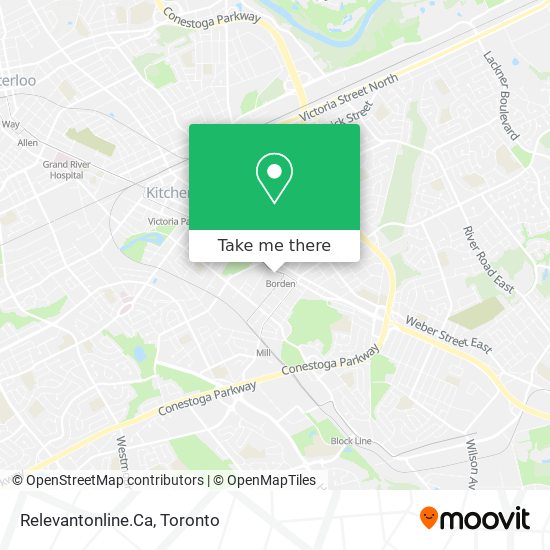 Relevantonline.Ca map